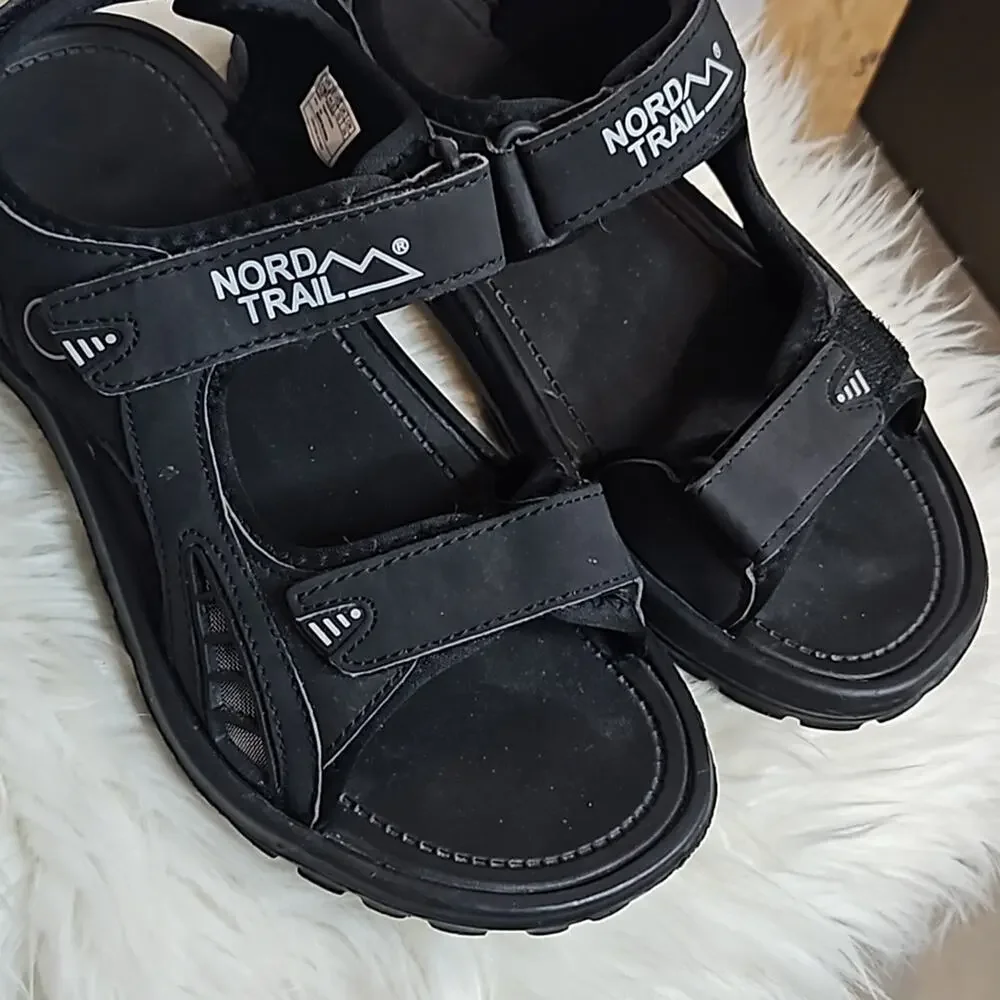 Nord Trail Men's 11 Rock River Outdoor Sandal Black Shoes